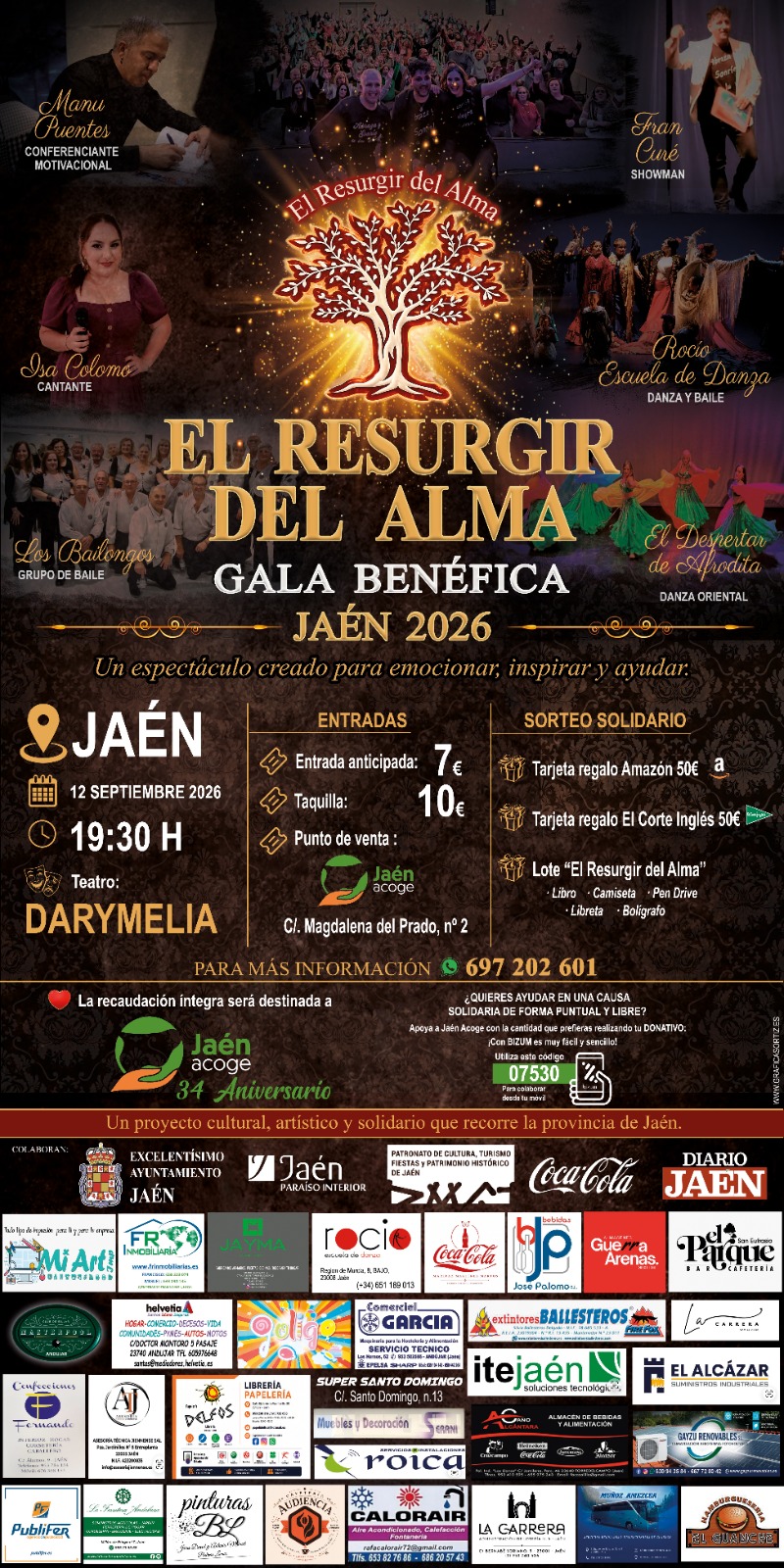 Cartel Gala El Resurgir del Alma